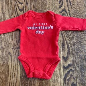 My First Valentine’s Day Onsie
